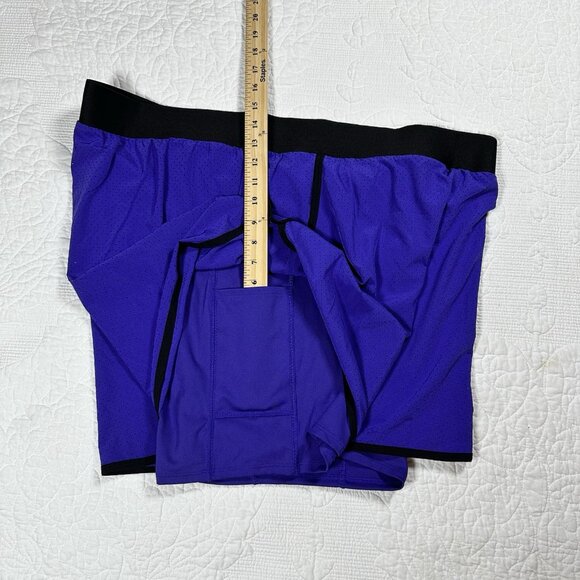 Women's Xersion Layered Purple Running Short Plus 2XL Phone Thigh Pocket - Picture 8 of 12
